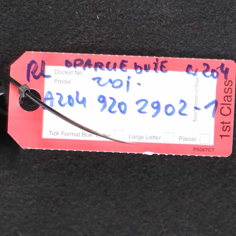 Backrest Mercedes C204 W207 Rear Left N/S Cover Leather Cloth Alcantara to Seat with Part number A2049202902 Seat Backrest Mercedes C204 W207 Rear Left N/S Cover Leather Cloth Alcantara - SKU A2049202902-1 - Part number A2049202902