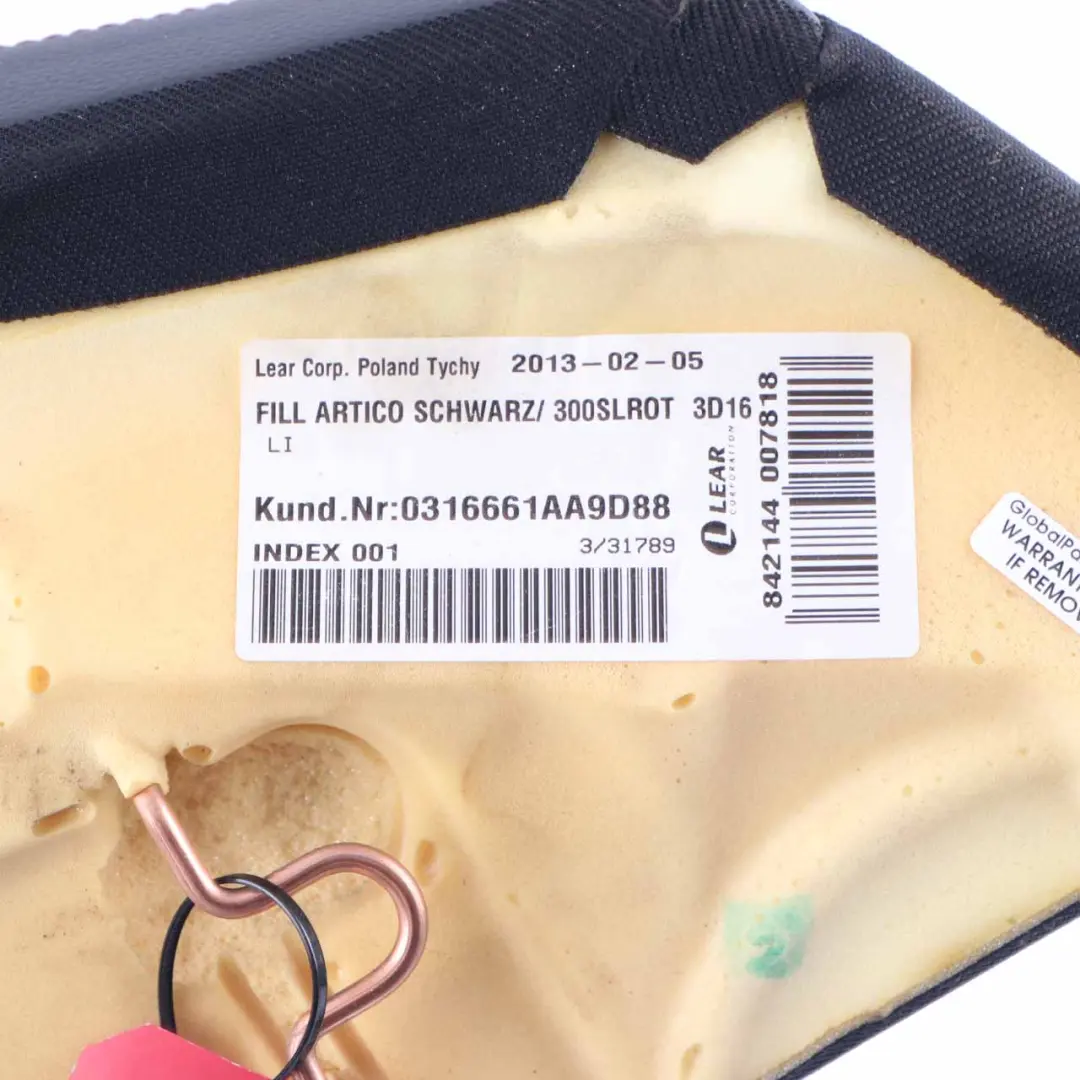  Siège Latéral Arrière Gauche Mercedes C204 W204 Coupé Finition Panneau Cuir Noir - SKU A2049203102-1 - Numéro de pièce A2049203102