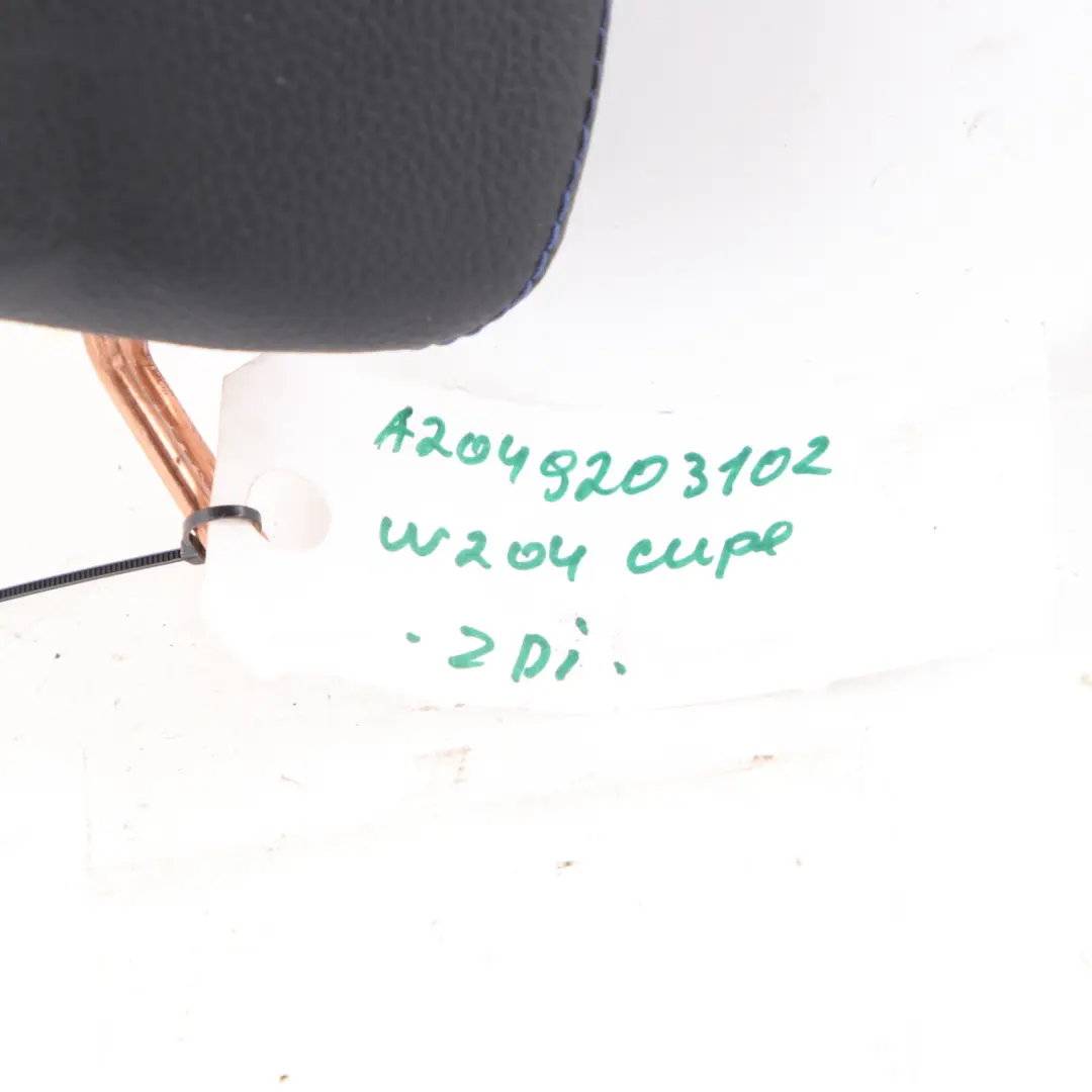 Lateral Mercedes C204 W204 Coupe Rear Left N/S Panel Finisher Black Leather to Seat with Part number A2049203102 Seat Lateral Mercedes C204 W204 Coupe Rear Left N/S Panel Finisher Black Leather - SKU A2049203102 - Part number A2049203102