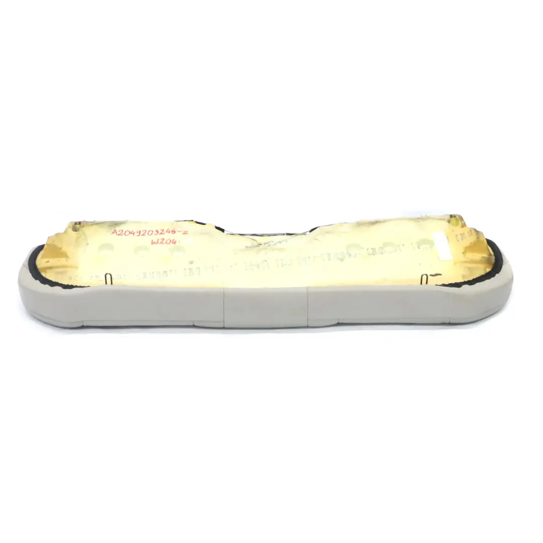 Mercedes W204 Rear Seat Bench Couch Covering Saloon Grey Leather - SKU A2049203246-2 - Part number A2049203246