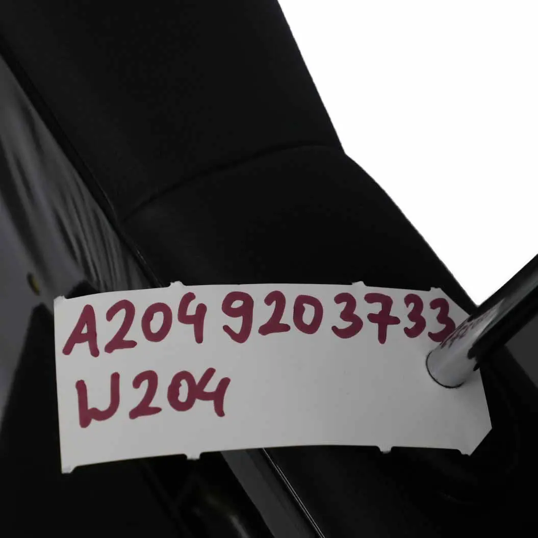 Mercedes W204 Oparcie Tylnej Kanapy Czarna Skóra - SKU A2049203733 - Numer Części A2049203733