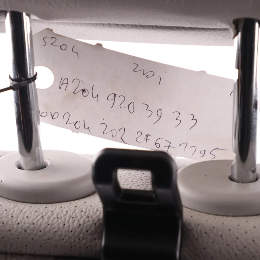 Mercedes S204 Estate Seat Backrest Rear Left N/S Imitation Leather Beige - SKU A2049203933 - Part number A2049203933