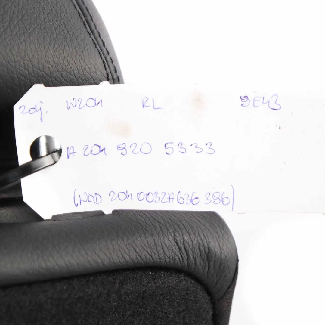 Backrest Mercedes W204 Saloon Rear Left N/S Back Cover Black Leather to Seat with Part number A2049205333 Seat Backrest Mercedes W204 Saloon Rear Left N/S Back Cover Black Leather - SKU A2049205333 - Part number A2049205333