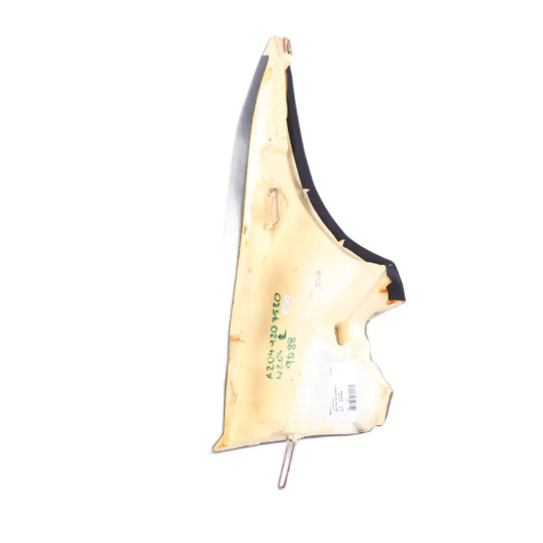  Seiten verkleidung Mercedes W204 Kombi Rücksitz links Finisher Leder Schwarz - SKU A2049207530 - Teilenummer A2049207530