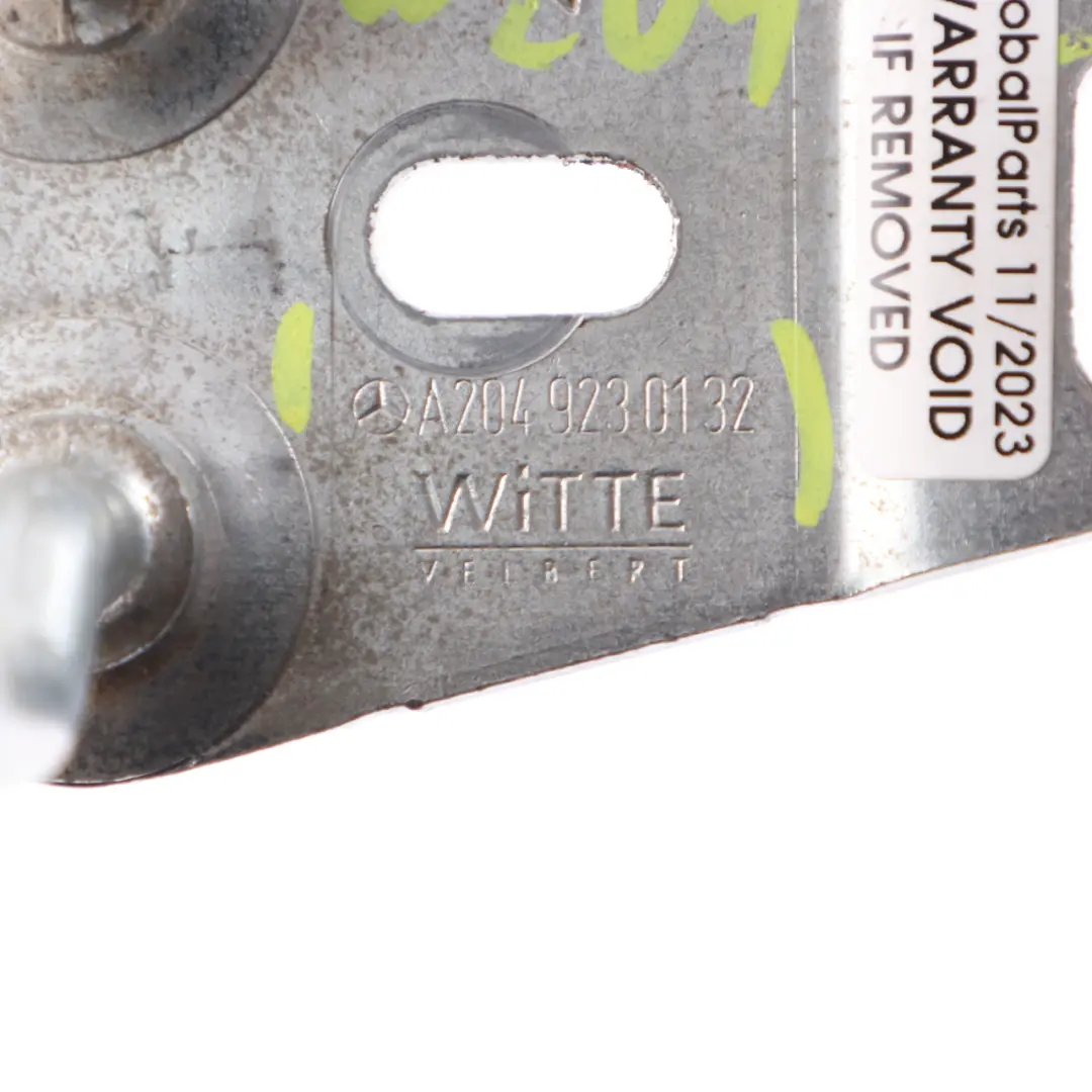 Mercedes S204 W204 Bloqueo del respaldo del asiento trasero plegable - SKU A2049230132 - Número de pieza A2049230132