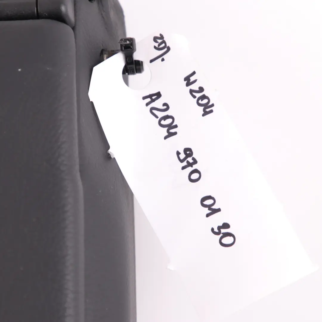  Mercedes-Benz W204 Rear Seat Centre Armrest Cup Holder Black Leather - SKU A2049700130 - Part number A2049700130
