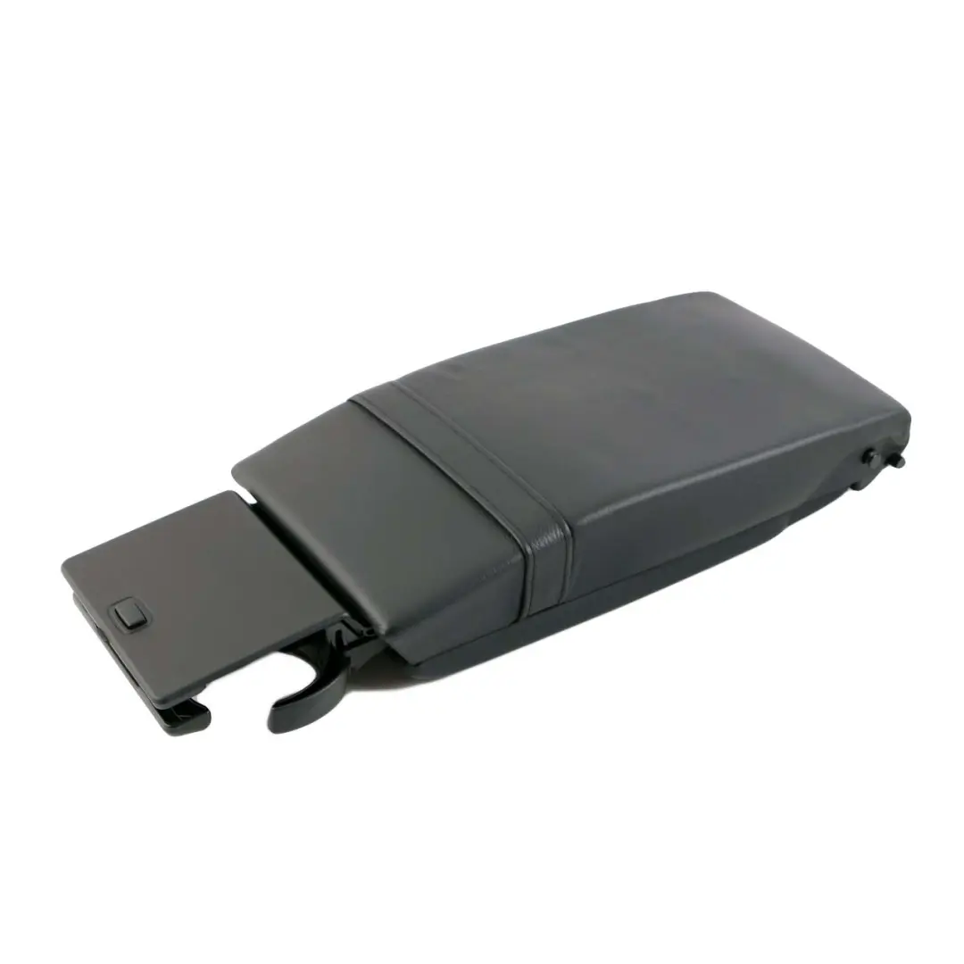  Mercedes-Benz W204 Rear Seat Centre Armrest Cup Holder Black Leather - SKU A2049700130 - Part number A2049700130
