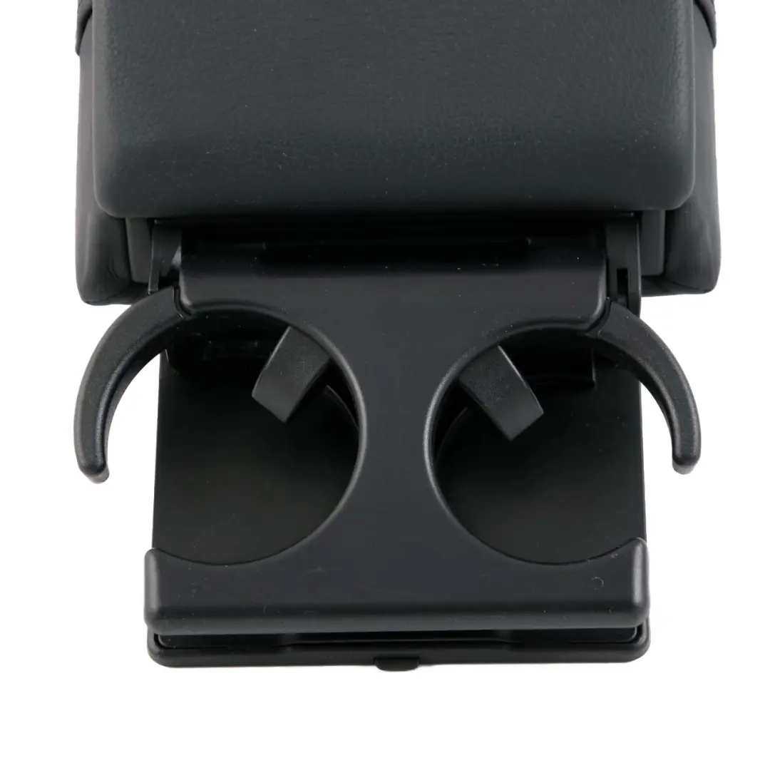  Mercedes-Benz W204 Rear Seat Centre Armrest Cup Holder Black Leather - SKU A2049700130 - Part number A2049700130