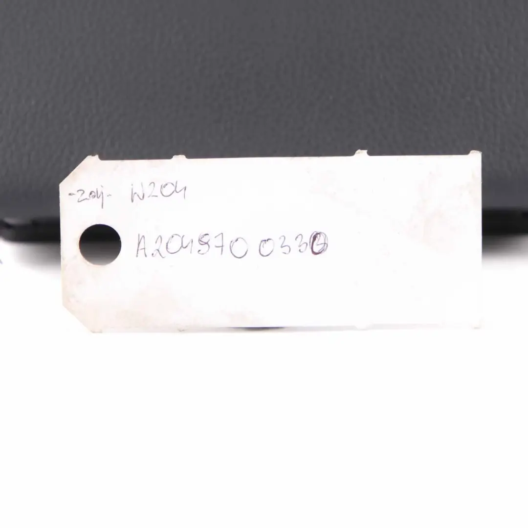 Rear Armrest Mercedes W204 W212 Backrest Rear Seat Arm Rest Cover Leather Black - SKU A2049700330 - Part number A2049700330