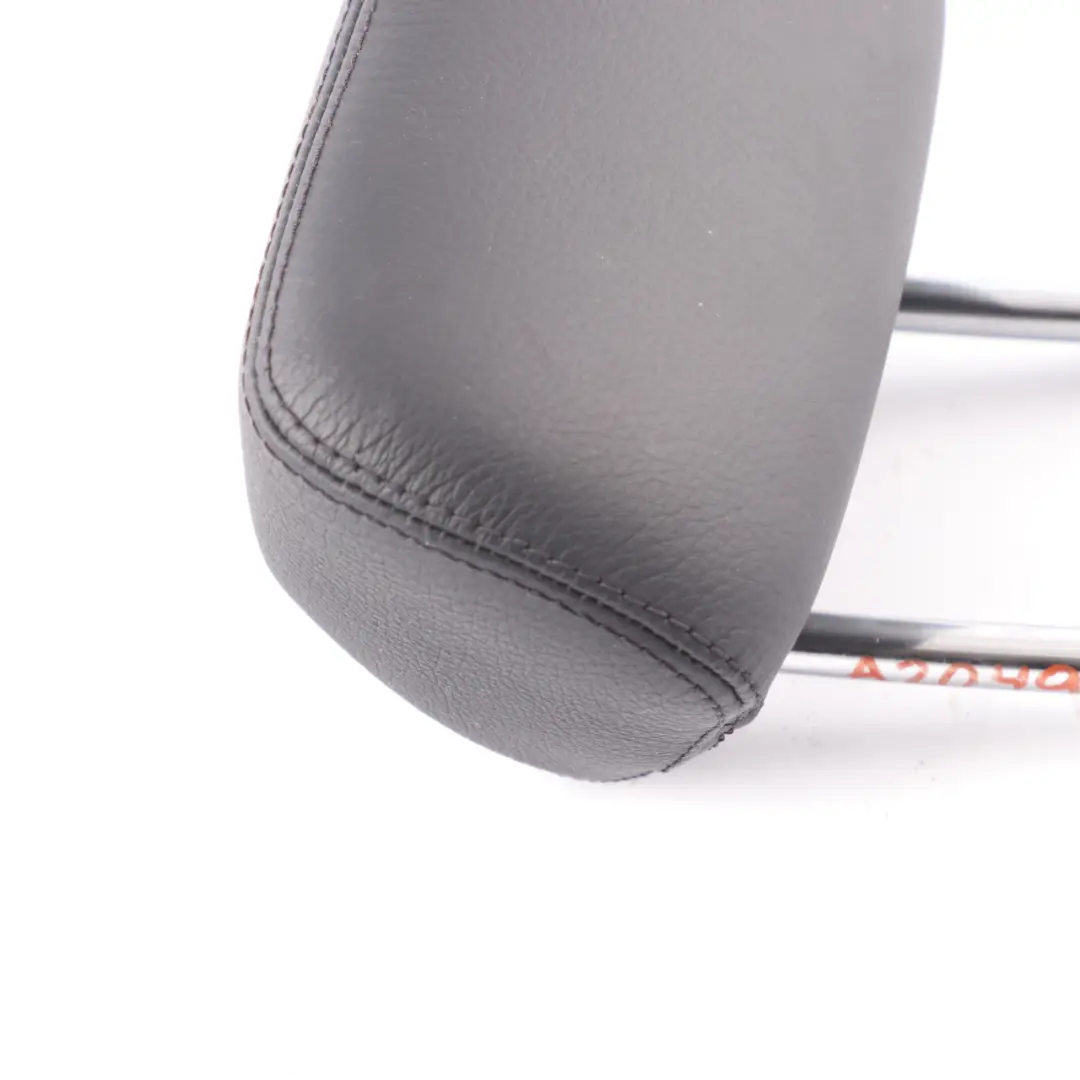 Mercedes W204 Rear Seat Headrest Bench Middle Centre Head Rest Leather Black - SKU A2049701950 - Part number A2049701950