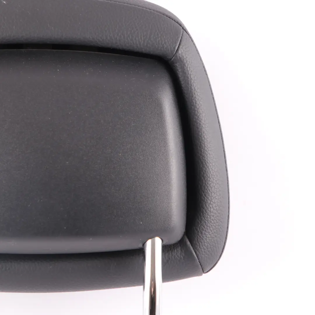 Headrest Front Left Right N/O/S Black Leather Head Rest to Mercedes W204 Seat with Part number A2049706450 Mercedes W204 Seat Headrest Front Left Right N/O/S Black Leather Head Rest - SKU A2049706450 - Part number A2049706450