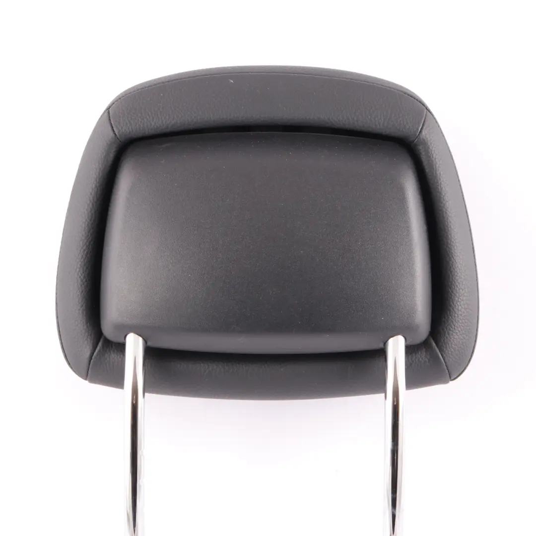 Headrest Front Left Right N/O/S Black Leather Head Rest to Mercedes W204 Seat with Part number A2049706450 Mercedes W204 Seat Headrest Front Left Right N/O/S Black Leather Head Rest - SKU A2049706450 - Part number A2049706450