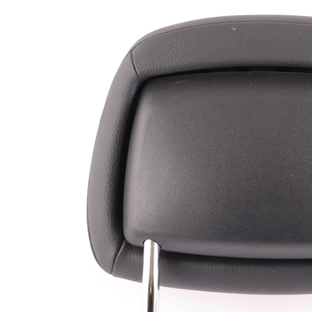 Headrest Front Left Right N/O/S Black Leather Head Rest to Mercedes W204 Seat with Part number A2049706450 Mercedes W204 Seat Headrest Front Left Right N/O/S Black Leather Head Rest - SKU A2049706450 - Part number A2049706450