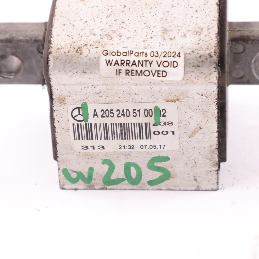 Mercedes W205 OM651 Łapa Podpora Poduszka Skrzyni Biegów - SKU A2052405100 - Numer Części A2052405100
