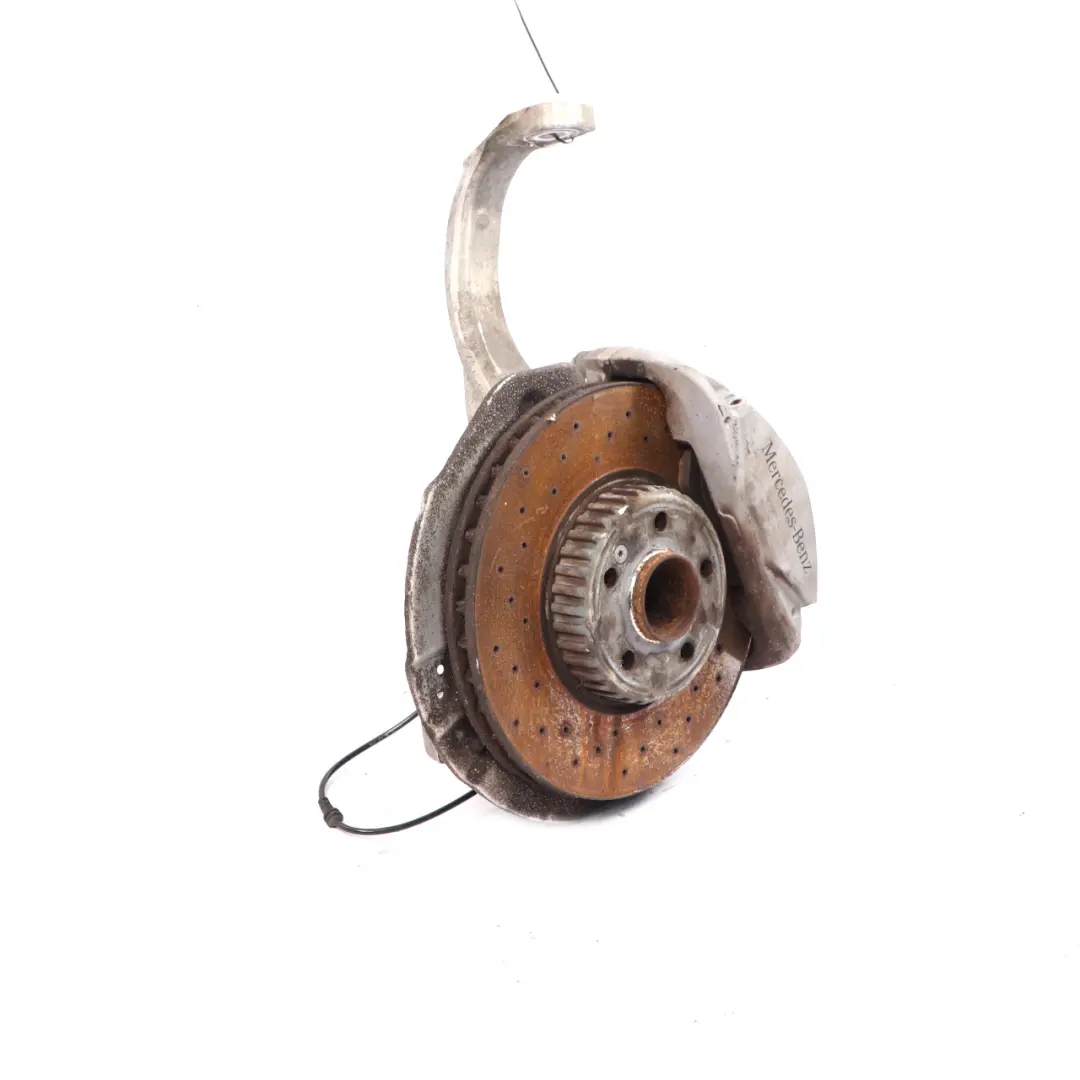 Radträger Nabe vorne links AMG Bein Bremsscheibe Bremssattel Mercedes W205 C 200 - SKU A2053322100-1 - Teilenummer A2053322100