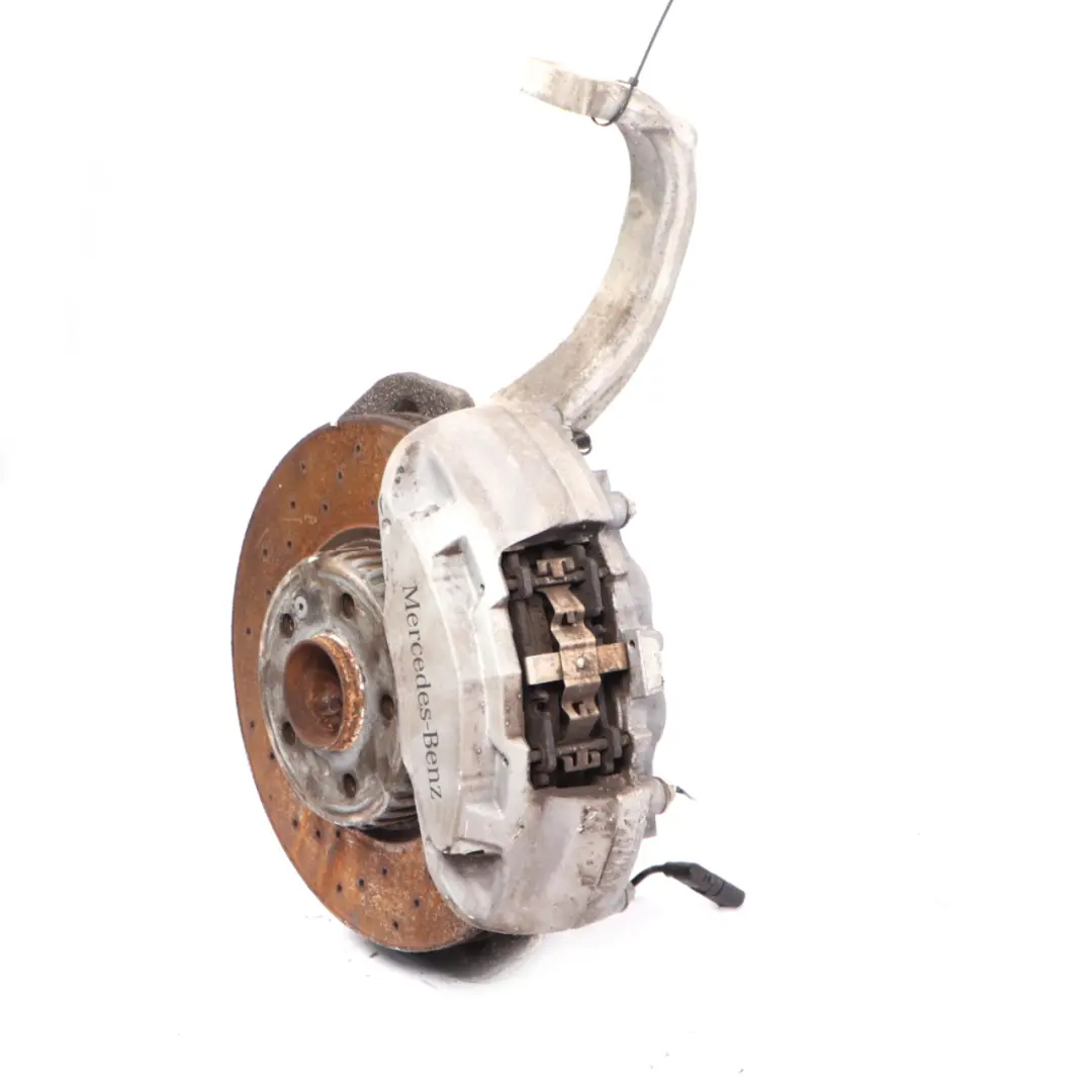 Carrier Hub Front Left N/S AMG Leg Brake Disc Caliper to Mercedes W205 C 200 Wheel with Part number A2053322100 Mercedes W205 C 200 Wheel Carrier Hub Front Left N/S AMG Leg Brake Disc Caliper - SKU A2053322100-1 - Part number A2053322100