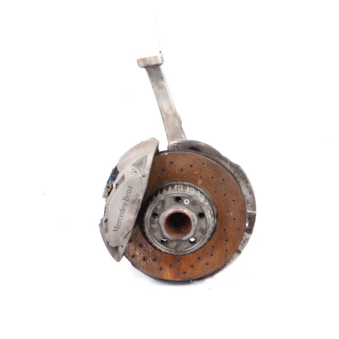Carrier Hub Front Right O/S AMG Leg Brake Disc Caliper to Mercedes W205 C 200 Wheel with Part number A2053322200 Mercedes W205 C 200 Wheel Carrier Hub Front Right O/S AMG Leg Brake Disc Caliper - SKU A2053322200-1 - Part number A2053322200