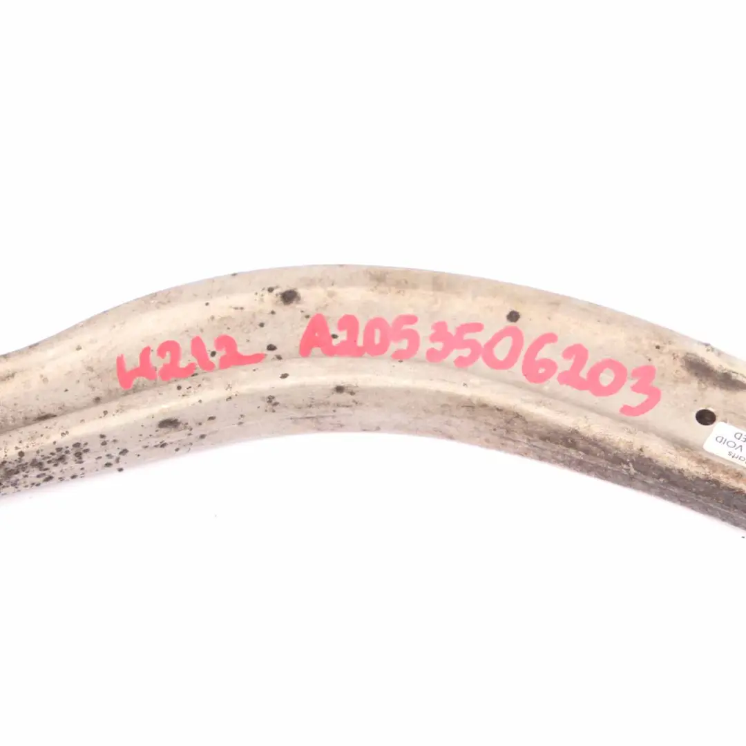 Wishbone Mercedes W204 W212 Control Arm Axle Right O/S Joint to Rear with Part number A2053506203 Rear Wishbone Mercedes W204 W212 Control Arm Axle Right O/S Joint - SKU A2053506203 - Part number A2053506203
