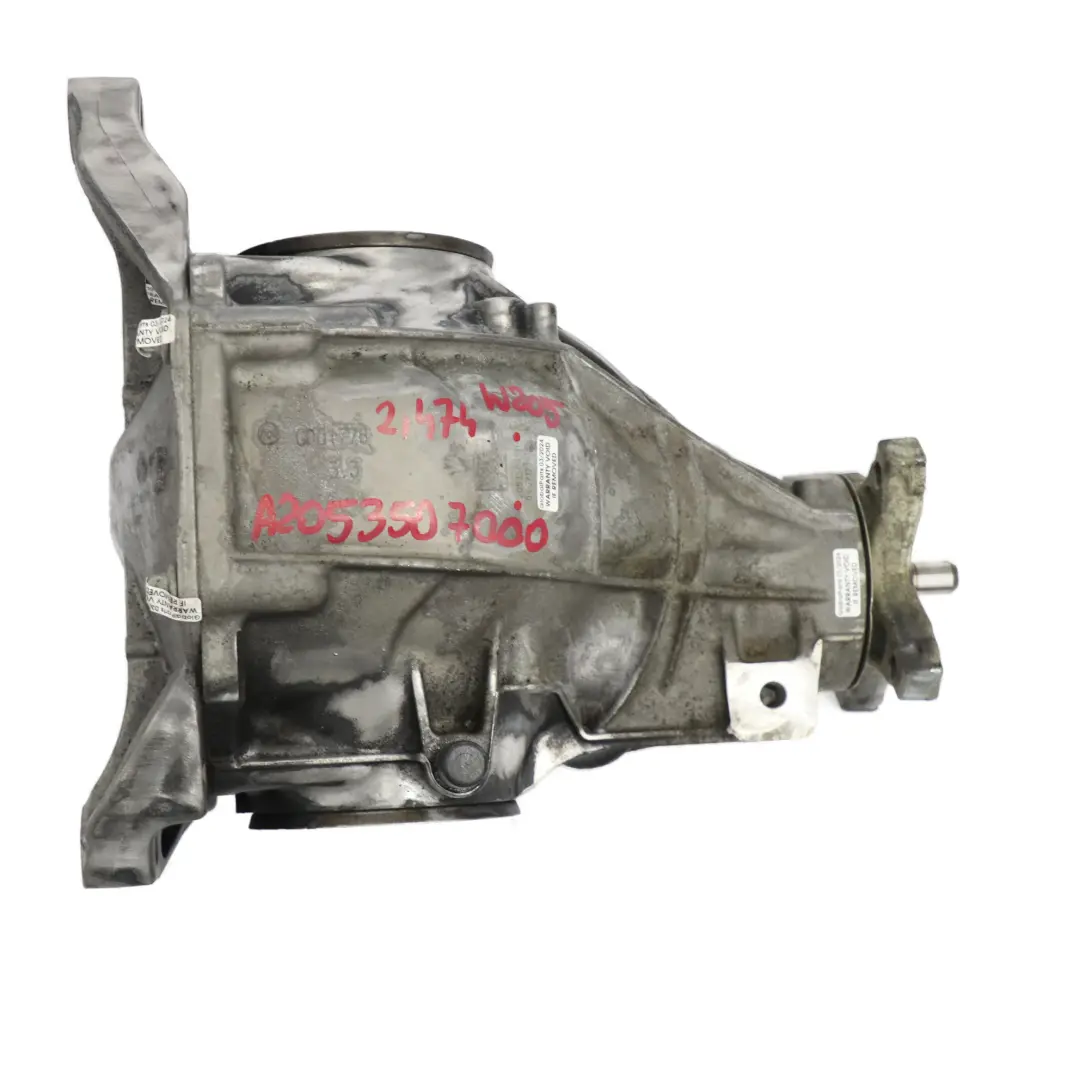 differenziale asse posteriore A2053508911 2.474 GARANZIA per Mercedes W205 W213 C238 con numero di parte A2053507000 Mercedes W205 W213 C238 differenziale asse posteriore A2053508911 2.474 GARANZIA - SKU A2053507000 - Numero di parte A2053507000