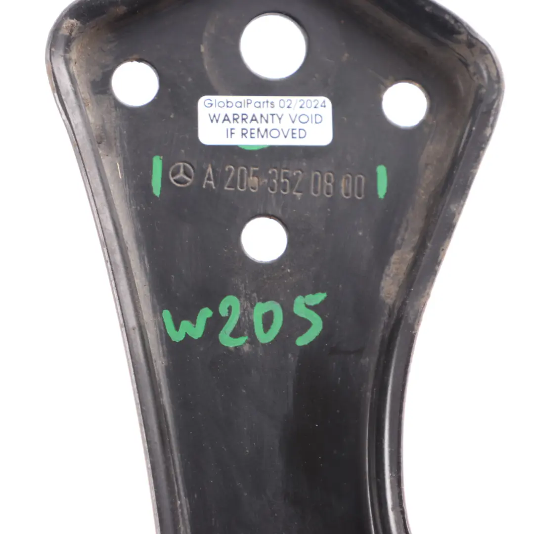  Piastra Mercedes W205 arresto sottotelaio dell'ase posteriore destra - SKU A2053520800 - Numero di parte A2053520800