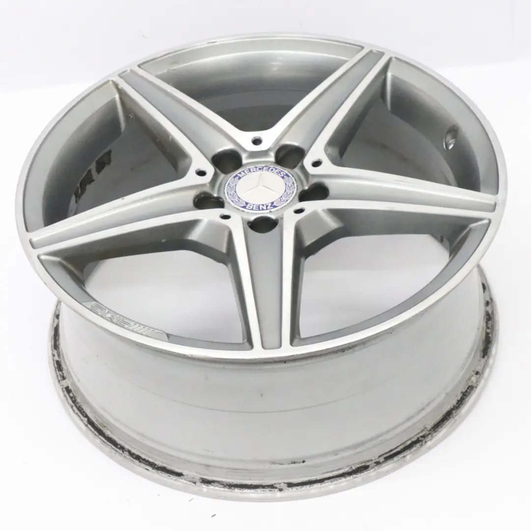 Mercedes W205 Jante en alliage AMG gris Himalaya 5 Spoke 18" 7,5J - SKU A2054011100-3 - Numéro de pièce A2054011100