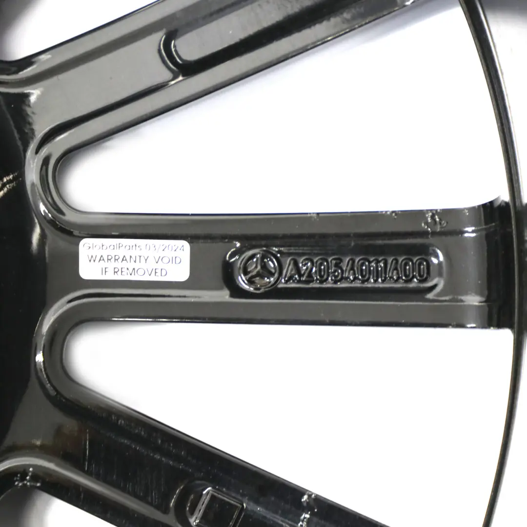 Alloy Wheel Rim AMG 19" ET:52 8,5J 14 Spoke to Mercedes W205 S205 Rear with Part number A2054011400 Mercedes W205 S205 Rear Alloy Wheel Rim AMG 19" ET:52 8,5J 14 Spoke - SKU A2054011400-3 - Part number A2054011400