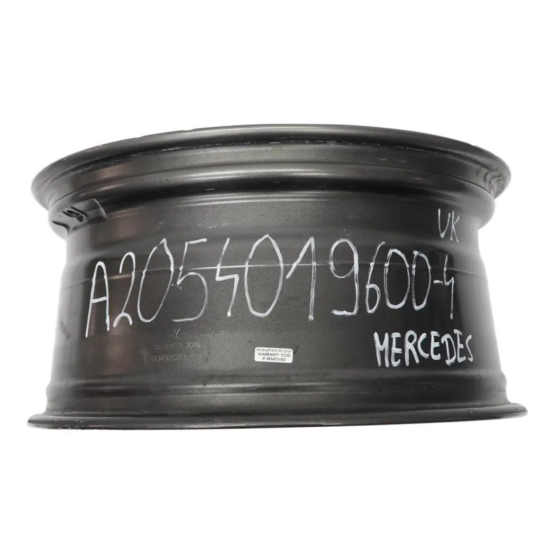 Alloy Wheel Rim AMG 18" ET:49 8,5J 5 Double Spoke to Mercedes W205 Rear with Part number A2054019600 Mercedes W205 Rear Alloy Wheel Rim AMG 18" ET:49 8,5J 5 Double Spoke - SKU A2054019600-4 - Part number A2054019600