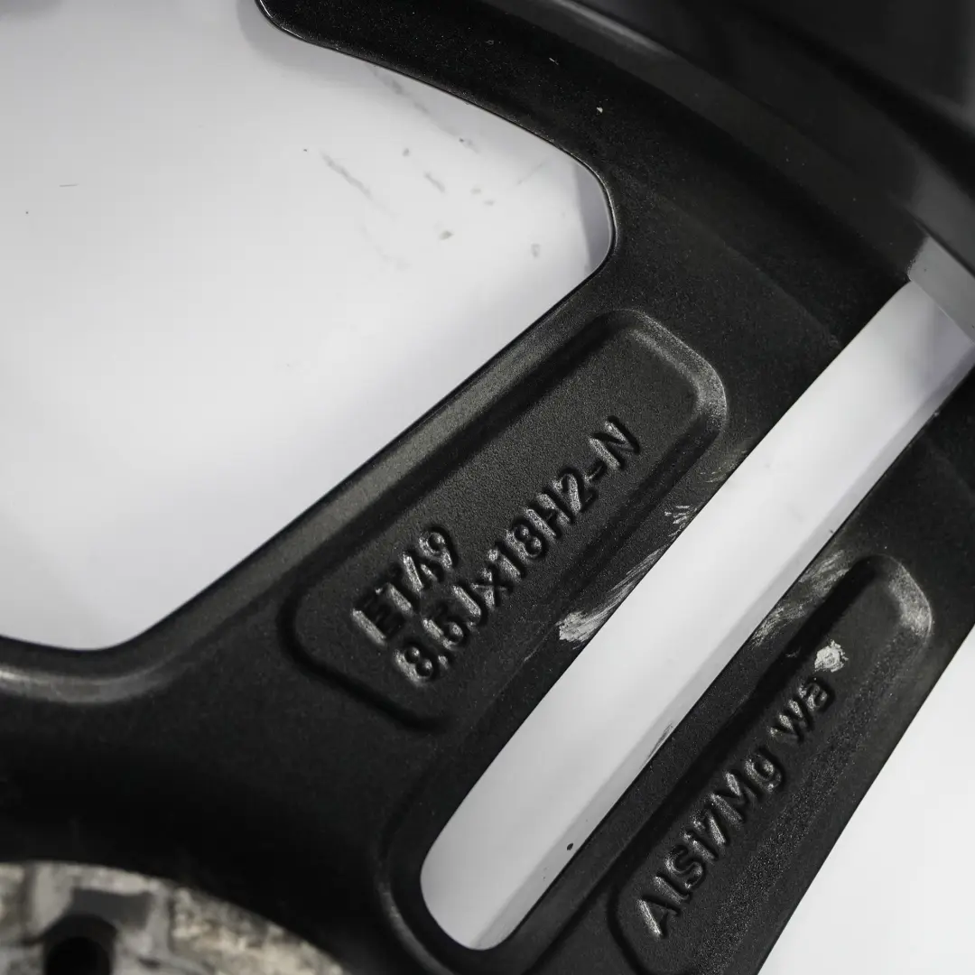 Alloy Wheel Rim AMG 18" ET:49 8,5J 5 Double Spoke to Mercedes W205 Rear with Part number A2054019600 Mercedes W205 Rear Alloy Wheel Rim AMG 18" ET:49 8,5J 5 Double Spoke - SKU A2054019600-4 - Part number A2054019600