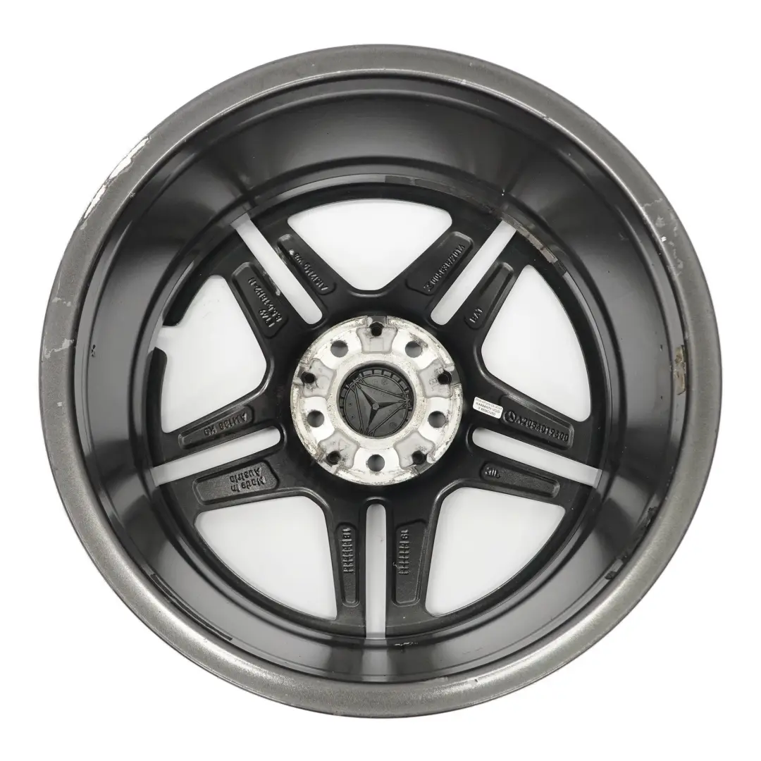 Alloy Wheel Rim AMG 18" ET:49 8,5J 5 Double Spoke to Mercedes W205 Rear with Part number A2054019600 Mercedes W205 Rear Alloy Wheel Rim AMG 18" ET:49 8,5J 5 Double Spoke - SKU A2054019600-4 - Part number A2054019600
