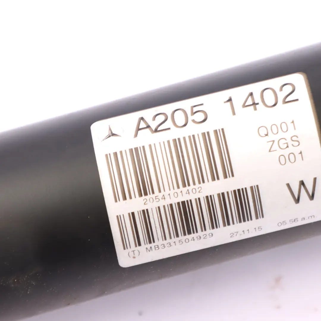 OM626 Diesel Drive Propshaft Prop Shaft Manual to Mercedes W205 with Part number A2054101402 Mercedes W205 OM626 Diesel Drive Propshaft Prop Shaft Manual - SKU A2054101402 - Part number A2054101402