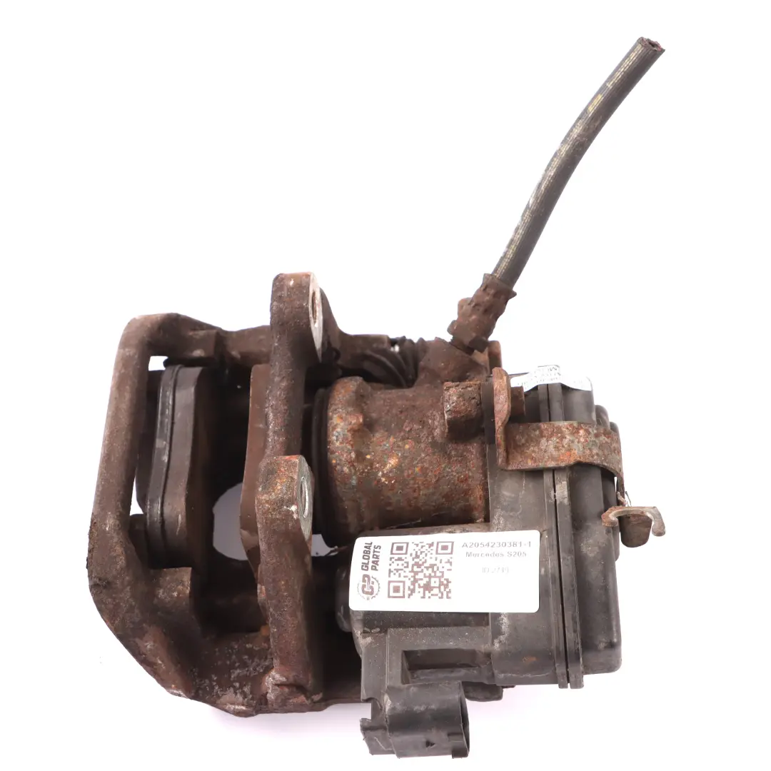Etrier frein Mercedes S205 arrière gauche frein à main électrique pour à propos du numéro de pièce A2054230381 Etrier frein Mercedes S205 arrière gauche frein à main électrique - SKU A2054230381-1 - Numéro de pièce A2054230381