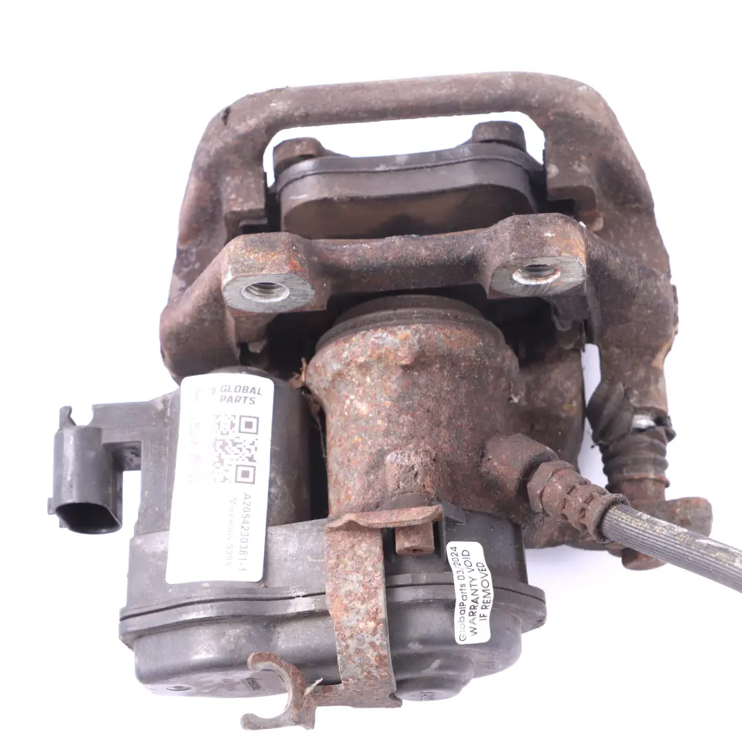  Etrier frein Mercedes S205 arrière gauche frein à main électrique - SKU A2054230381-1 - Numéro de pièce A2054230381