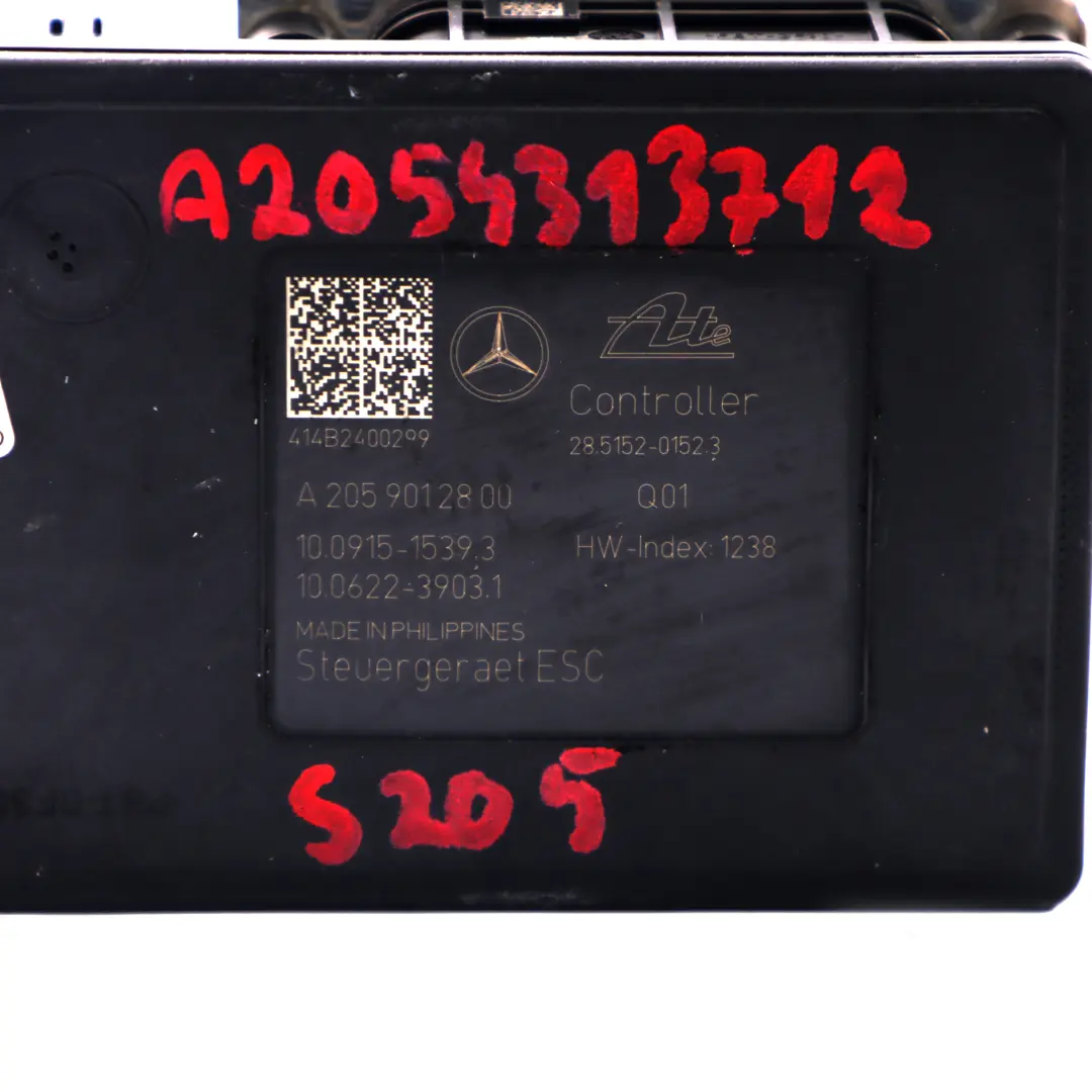 Brake Pump ABS Hydraulic Brake Control Unit Module A2054313612 to Mercedes W205 with Part number A2054313712 Mercedes W205 Brake Pump ABS Hydraulic Brake Control Unit Module A2054313612 - SKU A2054313712 - Part number A2054313712