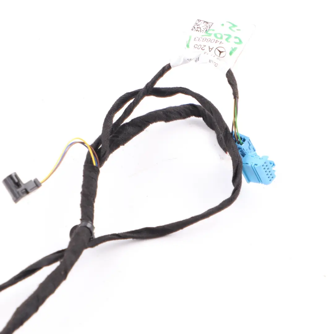 Cableado Puerta Delantera Izquierda para Mercedes C205 con número de pieza A2054406633 Mercedes C205 Cableado Puerta Delantera Izquierda - SKU A2054406633 - Número de pieza A2054406633