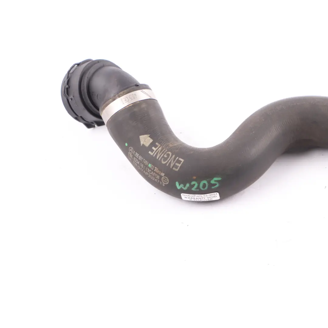 Tubo Di Raffreddamento Acqua Tubo Linea OM651 Diesel per Mercedes W205 con numero di parte A2055017484 Mercedes W205 Tubo Di Raffreddamento Acqua Tubo Linea OM651 Diesel - SKU A2055017484 - Numero di parte A2055017484