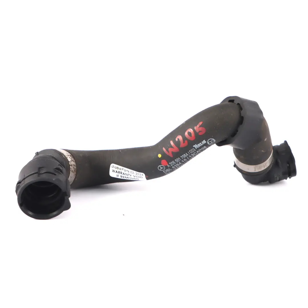 Tuyau de refroidissement Mercedes W205 M651 Tuyau d'eau du refroidisseur d'huile pour à propos du numéro de pièce A2055017984 Tuyau de refroidissement Mercedes W205 M651 Tuyau d'eau du refroidisseur d'huile - SKU A2055017984 - Numéro de pièce A2055017984
