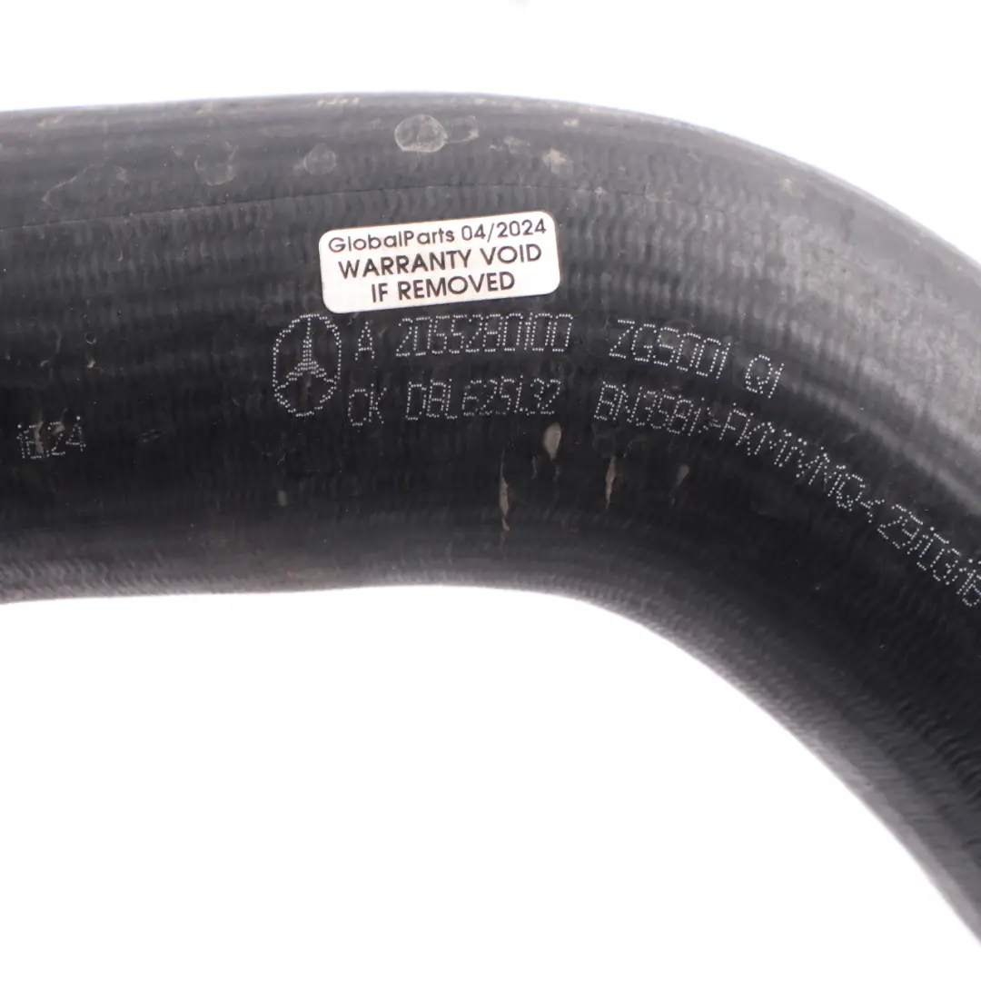 Intercooler Hose Mercedes W205 Diesel Charge Air Cooler Pipe Right - SKU A2055280100 - Part number A2055280100