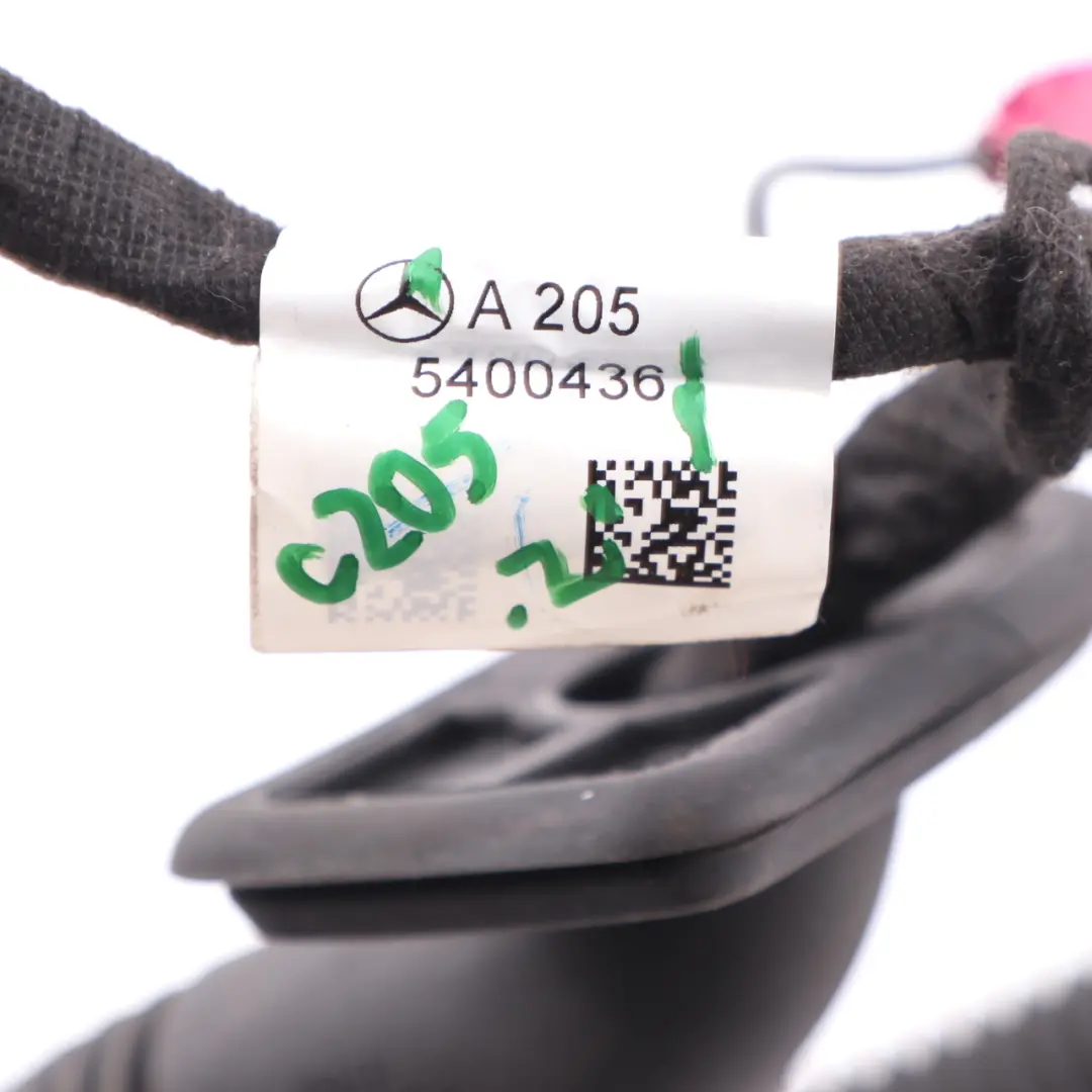 Door Wiring Mercedes C205 Front Right O/S Door Harness Loom to with Part number A2055400436 Door Wiring Mercedes C205 Front Right O/S Door Harness Loom - SKU rhd-A2055400436 - Part number A2055400436