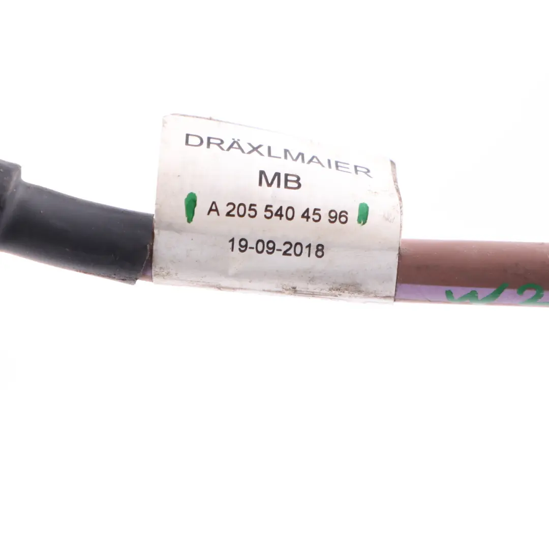 Mercedes W205 Electrical Ground Line Wire Earth Cable - SKU A2055404596 - Part number A2055404596