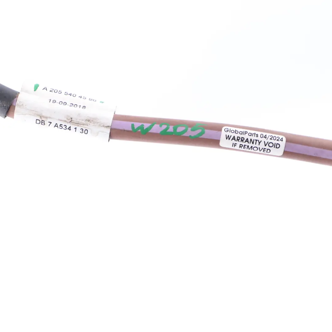 Mercedes W205 Câble de mise à la terre électrique - SKU A2055404596 - Numéro de pièce A2055404596