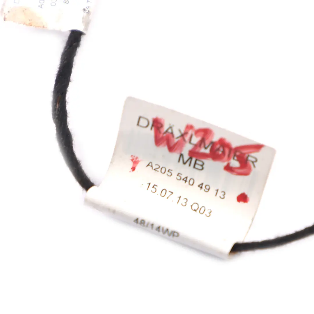 Mercedes W205 Wiring Cable Harness Center Console Ambient Lightning - SKU A2055404913 - Part number A2055404913