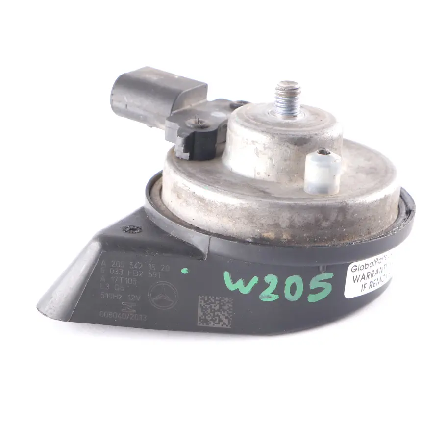 Mercedes W205 Bocina Señal Alarma Sirena Alto Tono 510Hz - SKU A2055421520 - Número de pieza A2055421520
