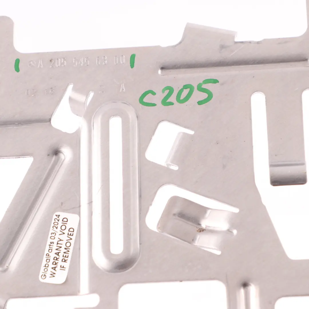 Control Unit Module Bracket Mount Holder Support to Mercedes C205 Rear with Part number A2055456300 Mercedes C205 Rear Control Unit Module Bracket Mount Holder Support - SKU A2055456300 - Part number A2055456300