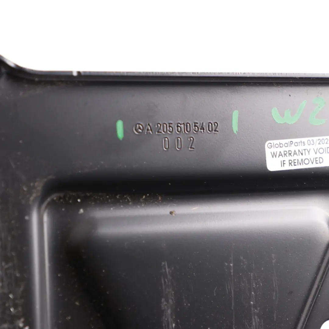  Battery Recess Mercedes W205 Trunk Floor Battery Box Base Plate - SKU A2056105402 - Part number A2056105402