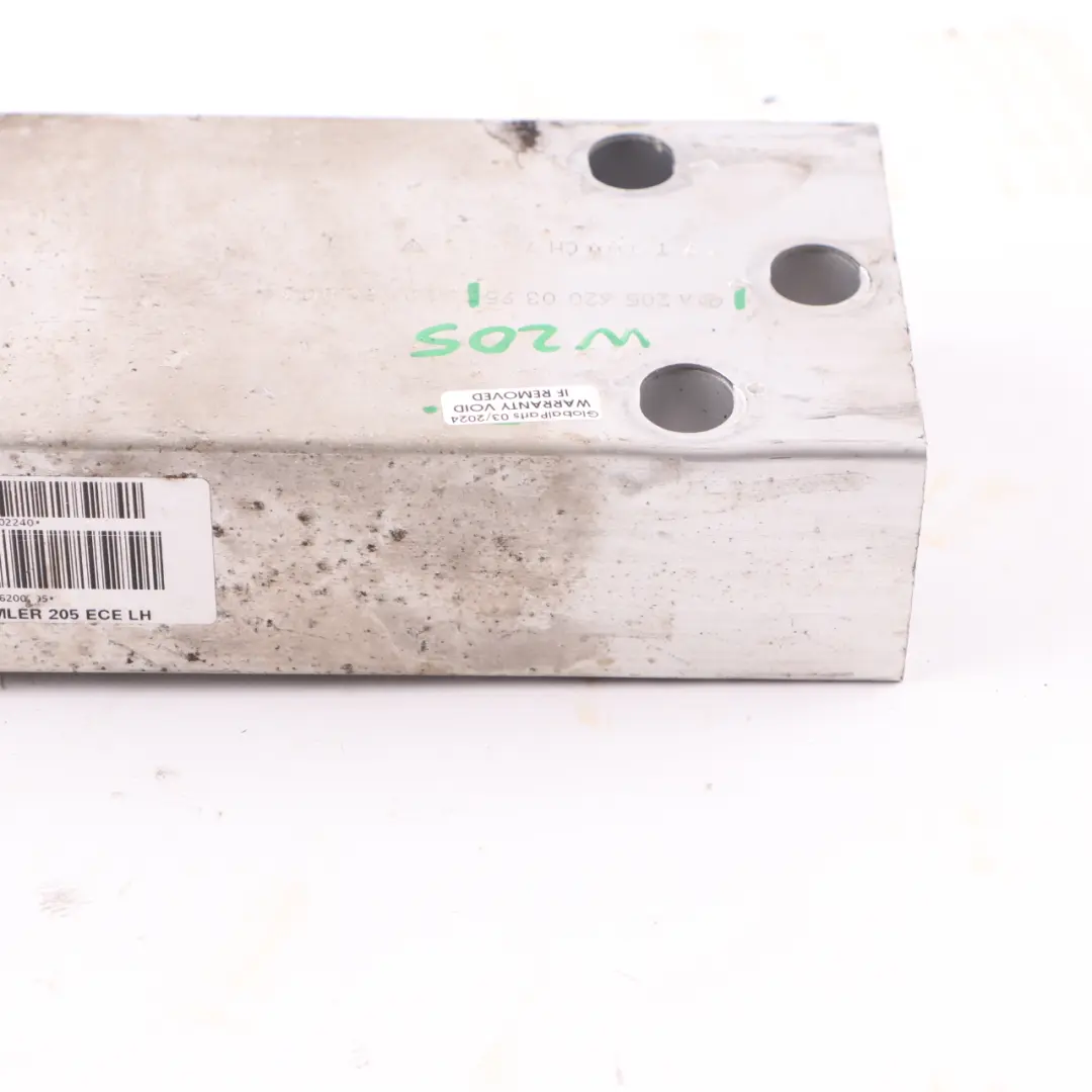 Mercedes W205 Frontstoßstange Verstärkung Aufpralldämpfer links - SKU A2056200395 - Teilenummer A2056200395