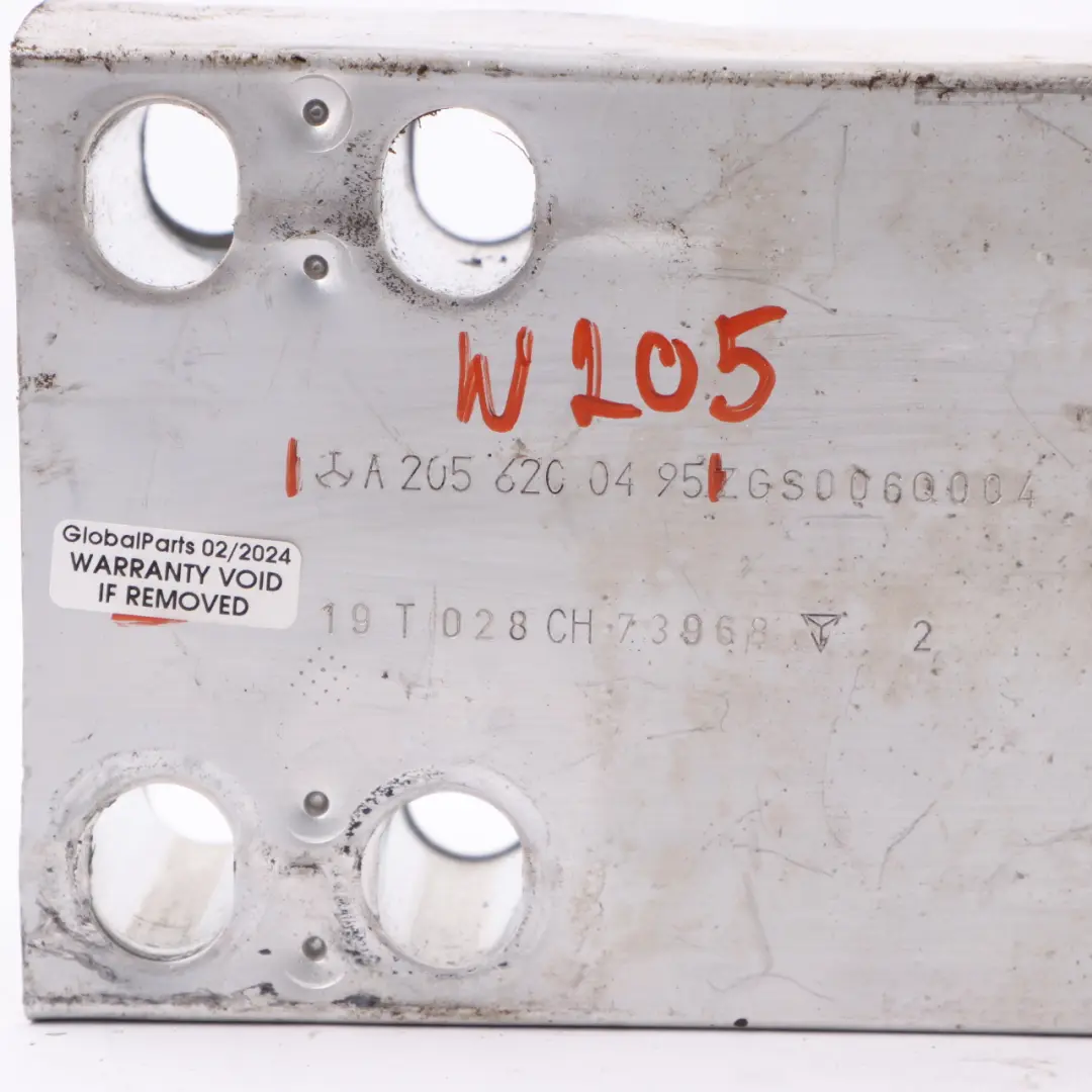 parachoques delantero refuerzo impacto derecho para Mercedes W205 con número de pieza A2056200495 Mercedes W205 parachoques delantero refuerzo impacto derecho - SKU A2056200495 - Número de pieza A2056200495