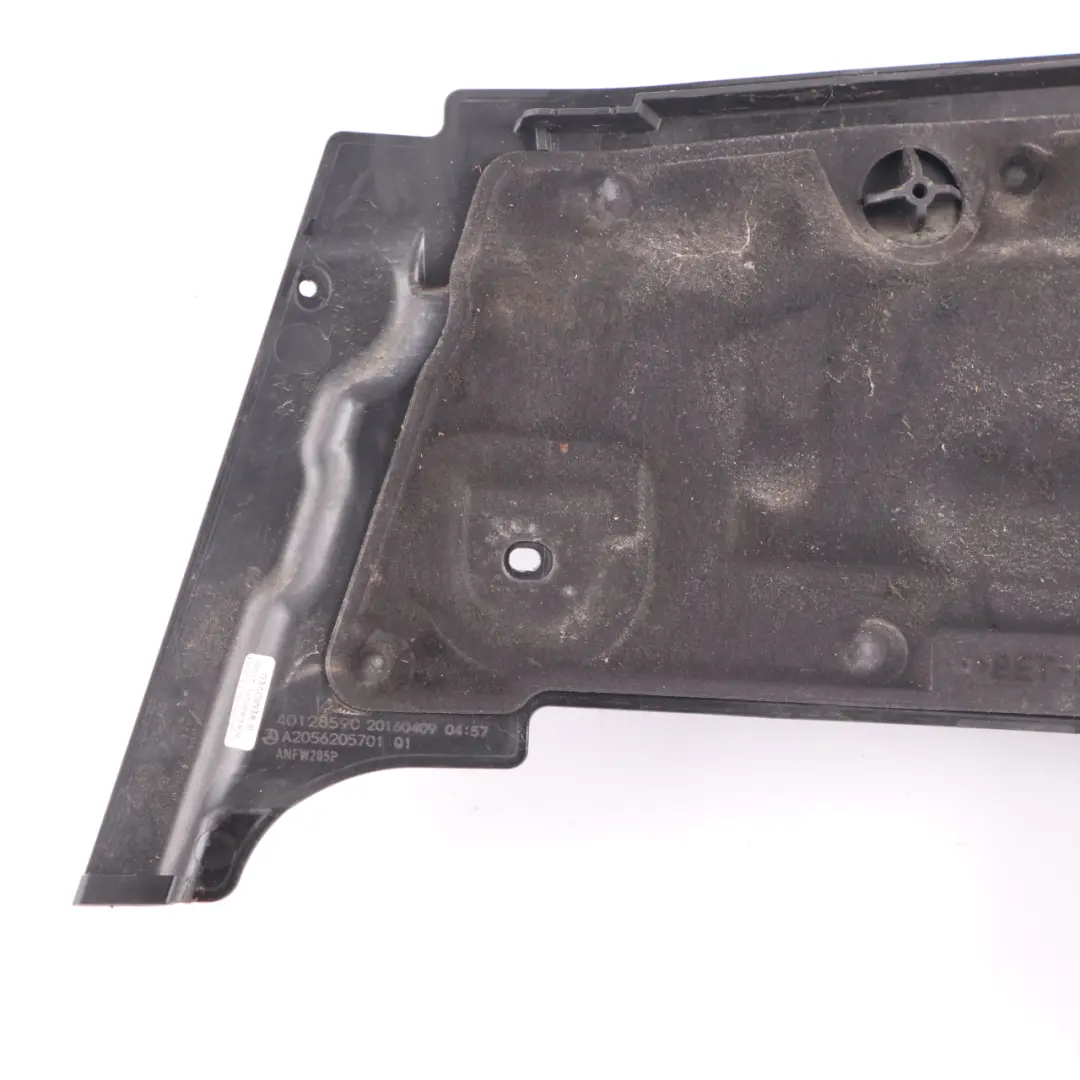 Mercedes W205 Trennwand Motorraum Abdeckung Rechts Isolierung - SKU A2056205701 - Teilenummer A2056205701