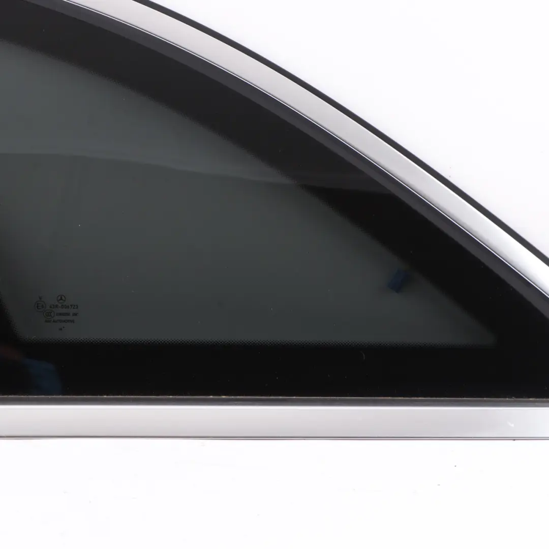 Mercedes S205 Estate Side Window Quarter Glass Rear Left N/S Black - SKU A2056702312 - Part number A2056702312