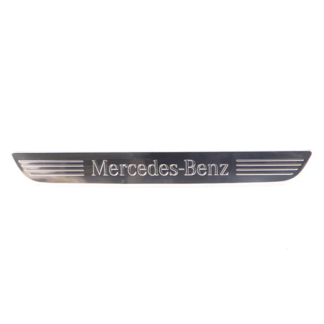 W253 W293 Front Door Chrome Kick Plate N/O/S to Mercedes W205 W213 with Part number A2056800035 Mercedes W205 W213 W253 W293 Front Door Chrome Kick Plate N/O/S - SKU A2056800035 - Part number A2056800035