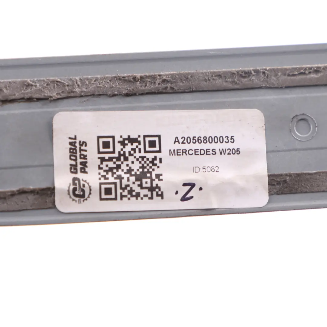 Mercedes W205 W213 W253 W293 Porta anteriore cromata Piastra calcio - SKU A2056800035 - Numero di parte A2056800035